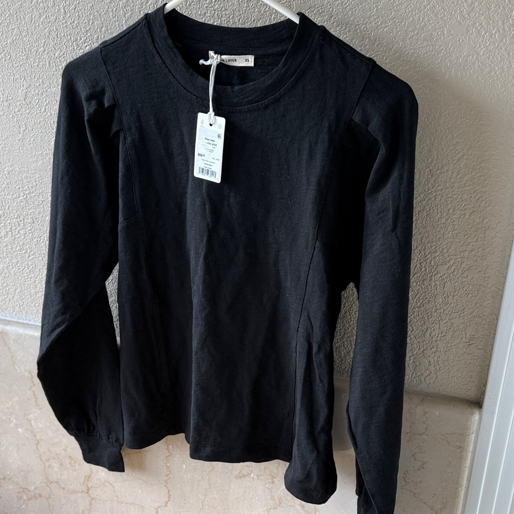 New Marine Layer Cotton Avalon Slub Longsleeve Shirt